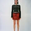 Coming Of AgeCheck Mini Skirt - Red