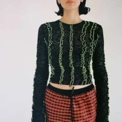 Coming Of AgeCheck Mini Skirt - Red -Outlet Lustro Wear Store Red Check Mini Skirt 20230507045457