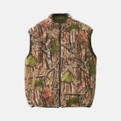 GramicciReversible Fleece Vest - Leaf Camo -Outlet Lustro Wear Store Reversible Fleece Vest Leaf Camo 20230927231010 1
