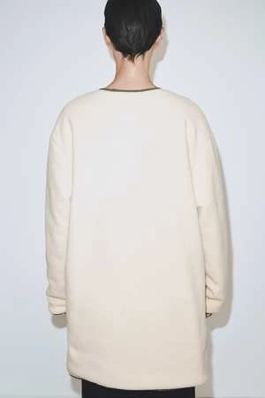 Mijeong ParkReversible Padded Jacket - Olive/Cream 10 Mijeong ParkReversible Padded Jacket - Olive/Cream - Image 10