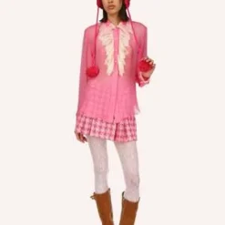 Anna SuiRibbon Chenille Tweed Pleated Skirt - Bubblegum Pink Multi 13 Anna SuiRibbon Chenille Tweed Pleated Skirt - Bubblegum Pink Multi -Outlet Lustro Wear Store Ribbon Chenille Tweed Pleated Skirt br Bubblegum Pink Multi 20230710153925