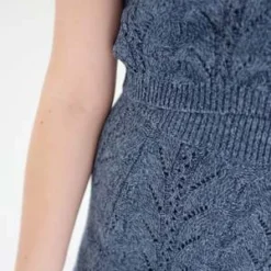 RifoRifo Recycled Denim Knit Skirt - Lauren -Outlet Lustro Wear Store Rifo Recycled Denim Knit Skirt Lauren 20230608202030 2