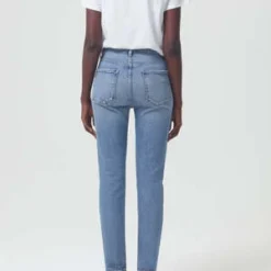 AGOLDERiley Hi-Rise Straight Long Jean - Cove -Outlet Lustro Wear Store Riley Hi Rise Straight Long Jean in Cove 20230222210950 1