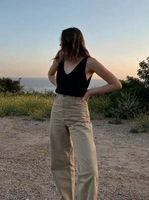 Rita RowFabiola Jeans - Khaki 1 Rita RowFabiola Jeans - Khaki