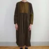 Tidy Street General StoreRunaway Bicycle Panelled Dress - Brown