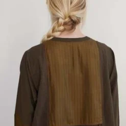 Tidy Street General StoreRunaway Bicycle Panelled Dress - Brown -Outlet Lustro Wear Store Runaway Bicycle Panelled Dress 20231009121014 1