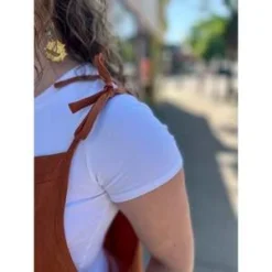 VIKOLINOLinen Romper - Rust -Outlet Lustro Wear Store Rust Linen Romper 20230614035005 1