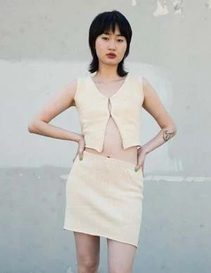 RationalleSHANE SKIRT - SAND 2 RationalleSHANE SKIRT - SAND - Image 2