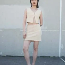 RationalleSHANE SKIRT - SAND 7 RationalleSHANE SKIRT - SAND -Outlet Lustro Wear Store SHANE SKIRT IN SAND 20230330232333 1