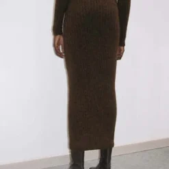 Paloma WoolSiracuza Knit Skirt - Brown -Outlet Lustro Wear Store SIRACUZA Knit Skirt Brown 20231014190100 2