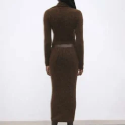 Paloma WoolSiracuza Knit Skirt - Brown -Outlet Lustro Wear Store SIRACUZA Knit Skirt Brown 20231014190100 3