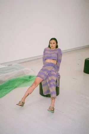 SpaboySpaBoy X 100% Silk Shop Carpathia Skirt - Hyacinth 1 SpaboySpaBoy X 100% Silk Shop Carpathia Skirt - Hyacinth