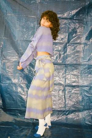SpaboySpaBoy X 100% Silk Shop Carpathia Skirt - Hyacinth 3 SpaboySpaBoy X 100% Silk Shop Carpathia Skirt - Hyacinth - Image 3