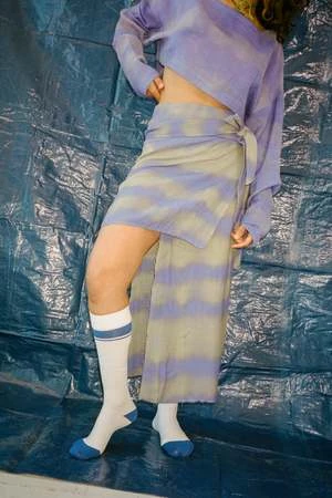 SpaboySpaBoy X 100% Silk Shop Carpathia Skirt - Hyacinth 4 SpaboySpaBoy X 100% Silk Shop Carpathia Skirt - Hyacinth - Image 4