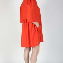 Birds Of North AmericaSS174 M Chimney Swift Dress - Poppy -Outlet Lustro Wear Store SS174 M Chimney Swift Dress Poppy 20231005225855