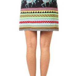 SunoSUNO A Line Mini Skirt - Black/Multi 7 SunoSUNO A Line Mini Skirt - Black/Multi -Outlet Lustro Wear Store SUNO A Line Mini Skirt 20220811151725