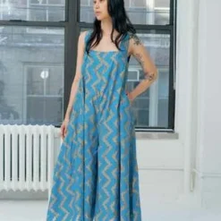 RUJUTA SHETHKori Jumper - Oxford Chevron -Outlet Lustro Wear Store Sample sale Kori Jumper Oxford Chevron 20231026015011 2