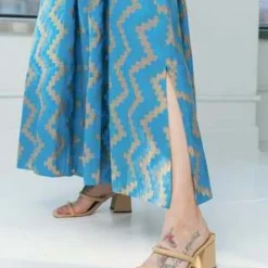 RUJUTA SHETHKori Jumper - Oxford Chevron -Outlet Lustro Wear Store Sample sale Kori Jumper Oxford Chevron 20231026015012 1