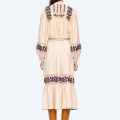 Sea New YorkNan Long Sleeve Midi Dress - Beige -Outlet Lustro Wear Store Sea NY Nan Long Sleeve Midi Dress Beige 20230905162649