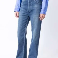 ChimalaSelvedge Denim Straight Jeans - Blue -Outlet Lustro Wear Store Selvedge Denim Straight 20231016220320 1