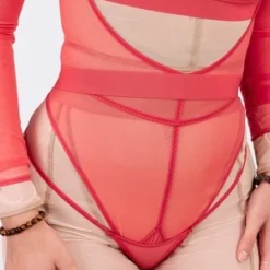 La Fille D'oSeventeen Flat Fit Thong - Coral