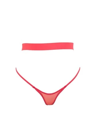 La Fille D'oSeventeen Flat Fit Thong - Coral 4 La Fille D'oSeventeen Flat Fit Thong - Coral - Image 4