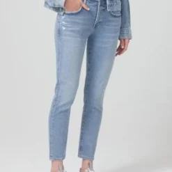 Citizens Of HumanityElla Mid Rise Slim Crop - Carmine -Outlet Lustro Wear Store Shop Catkin Ella Mid Rise Slim Crop Carmine 20220513223136