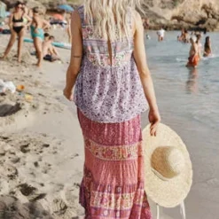 SPELL & THE GYPSY COLLECTIVESienna Maxi Skirt - Fuschia -Outlet Lustro Wear Store Sienna Maxi Skirt 20231018024125 1