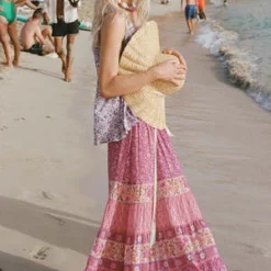 SPELL & THE GYPSY COLLECTIVESienna Maxi Skirt - Fuschia -Outlet Lustro Wear Store Sienna Maxi Skirt 20231018024125