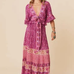 SPELL & THE GYPSY COLLECTIVESienna Maxi Skirt - Fuschia -Outlet Lustro Wear Store Sienna Maxi Skirt 20231018024126 3