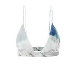 KES NYCSilk Triangle Bra - Organic Carnation