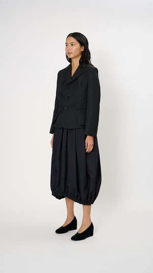 Comme Des Garcons Comme Des GarçonsSingle Breasted Texture Blazer - Black 2 Comme Des Garcons Comme Des GarçonsSingle Breasted Texture Blazer - Black - Image 2