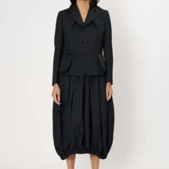 Comme Des Garcons Comme Des GarçonsSingle Breasted Texture Blazer - Black