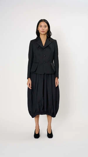 Comme Des Garcons Comme Des GarçonsSingle Breasted Texture Blazer - Black 1 Comme Des Garcons Comme Des GarçonsSingle Breasted Texture Blazer - Black