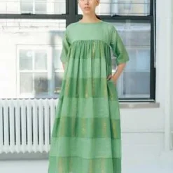 RUJUTA SHETHSpring Maxi Dress - Pine 8 RUJUTA SHETHSpring Maxi Dress - Pine -Outlet Lustro Wear Store Spring Maxi Dress Pine 20230607012237 1