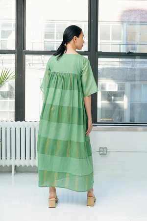 RUJUTA SHETHSpring Maxi Dress - Pine 5 RUJUTA SHETHSpring Maxi Dress - Pine - Image 5