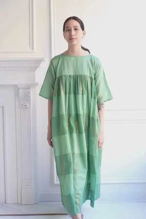 RUJUTA SHETHSpring Maxi Dress - Pine 6 RUJUTA SHETHSpring Maxi Dress - Pine - Image 6