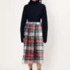 Sofie D'HooreStacey Midi Skirt - Red Tartan