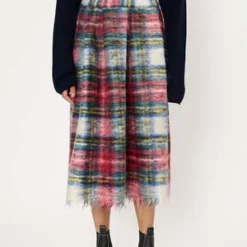 Sofie D'HooreStacey Midi Skirt - Red Tartan 8 Sofie D'HooreStacey Midi Skirt - Red Tartan -Outlet Lustro Wear Store Stacey Midi Skirt in Red Tartan 20230921013101 3