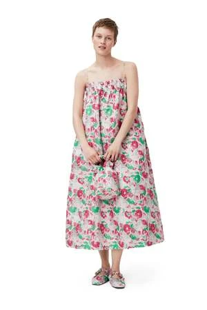 GanniStrap Dress - Sugar Plum 3D Jacquard