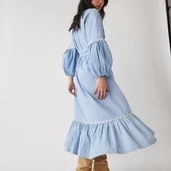 Tach ClothingLesly Denim Maxi Dress -Outlet Lustro Wear Store TACH Lesly Denim Maxi Dress 20230919004455 1