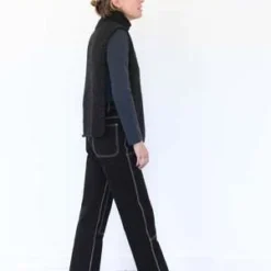 Lauren ManoogianTabard - Black Melange -Outlet Lustro Wear Store Tabard Black Melange 20230824133802