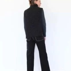 Lauren ManoogianTabard - Black Melange -Outlet Lustro Wear Store Tabard Black Melange 20230824133803