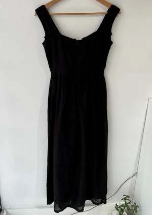 Tach ClothingGyneth Linen Dress - Black 5 Tach ClothingGyneth Linen Dress - Black - Image 5