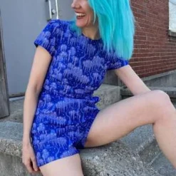 Birds Of North AmericaTeeter Bob Romper - Cat Dreams -Outlet Lustro Wear Store Teeter Bob Romper Cat Dreams 20230713011141