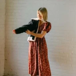 The Great.The Gallery Dress - Spice Mesa Floral -Outlet Lustro Wear Store The Great The Gallery Dress Spice Mesa Floral 20231101012713