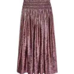 The Great.The Viola Skirt - Rose Gold