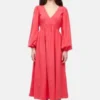 LACAUSA ClothingTunnel Dress - Ruby Pink