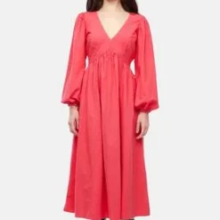 LACAUSA ClothingTunnel Dress - Ruby Pink