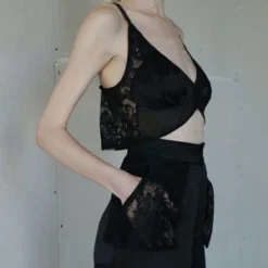 MaetUMBRA Silk Lace Set - Black 8 MaetUMBRA Silk Lace Set - Black -Outlet Lustro Wear Store UMBRA Silk Lace Set 20220906215925 3